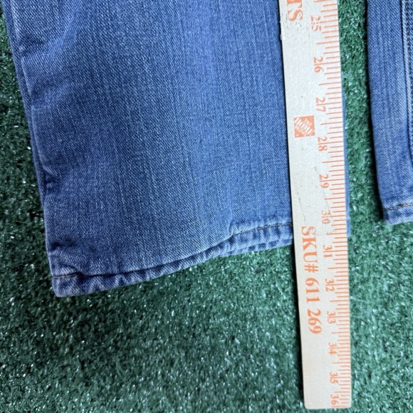 Carhartt Women's Flannel Lined Original Fit Straight Leg Jeans 14806 Sz 12 40x30 - Picture 13 of 14